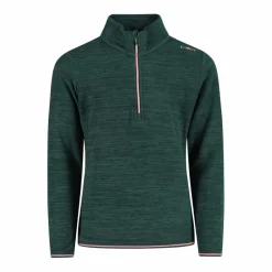 Second-Layer-Mädchen-Rollkragenpullover in Mélange-Optik