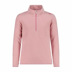 Second-Layer-Mädchen-Rollkragenpullover in Mélange-Optik