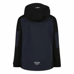 Skijacke aus Twill für Jungen mit Kapuze