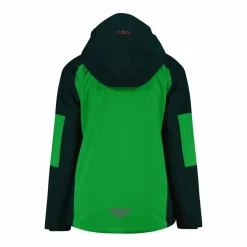 Skijacke aus Twill für Jungen mit Kapuze