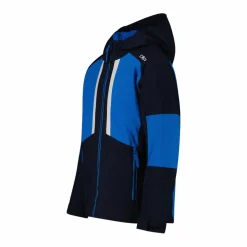 Skijacke aus Twill für Jungen mit Kapuze