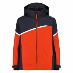 Skijacke für Jungen aus Twill