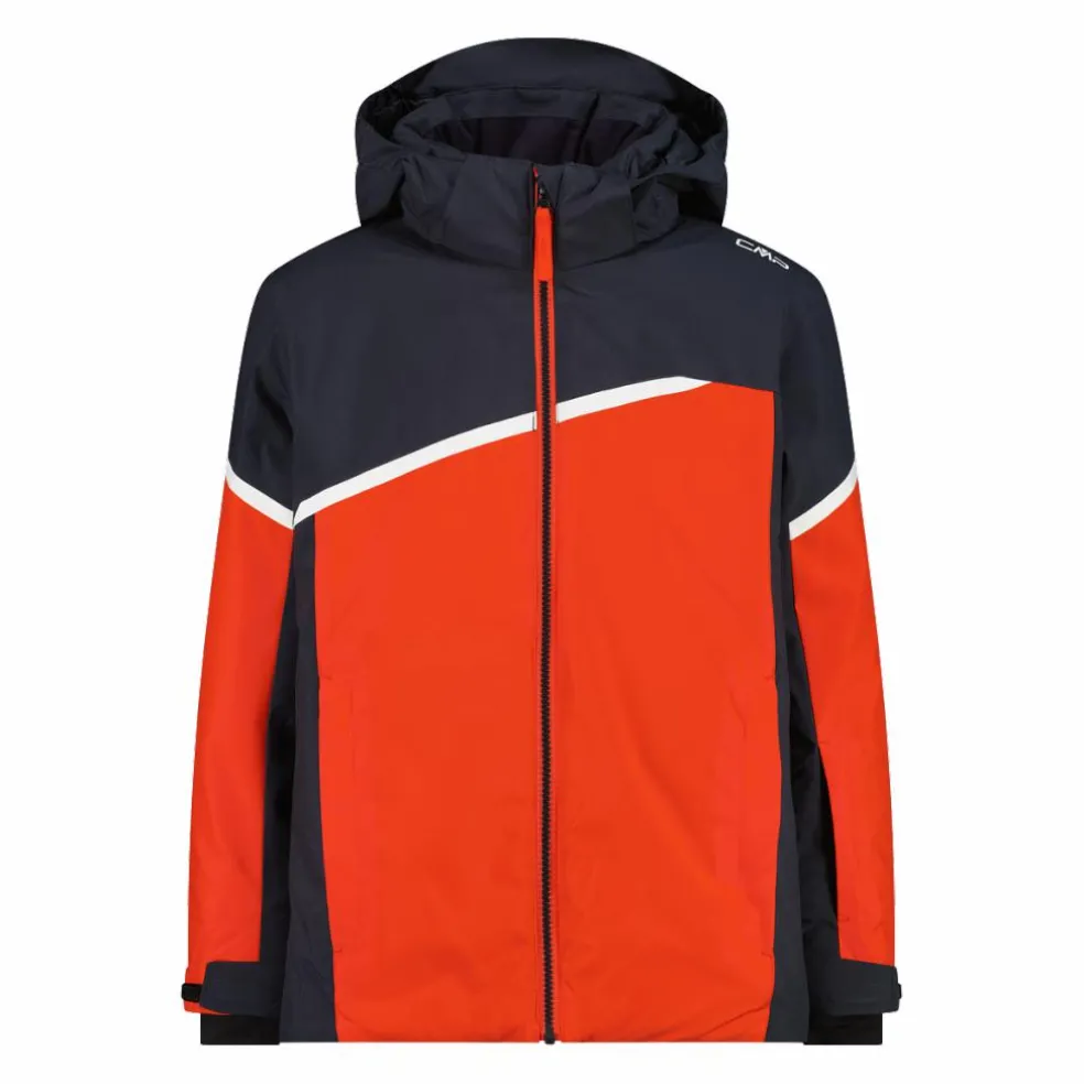 Skijacke für Jungen aus Twill