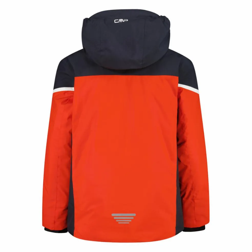 Skijacke für Jungen aus Twill