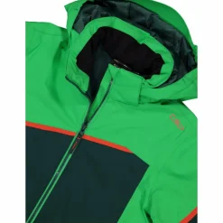 Skijacke für Jungen aus Twill