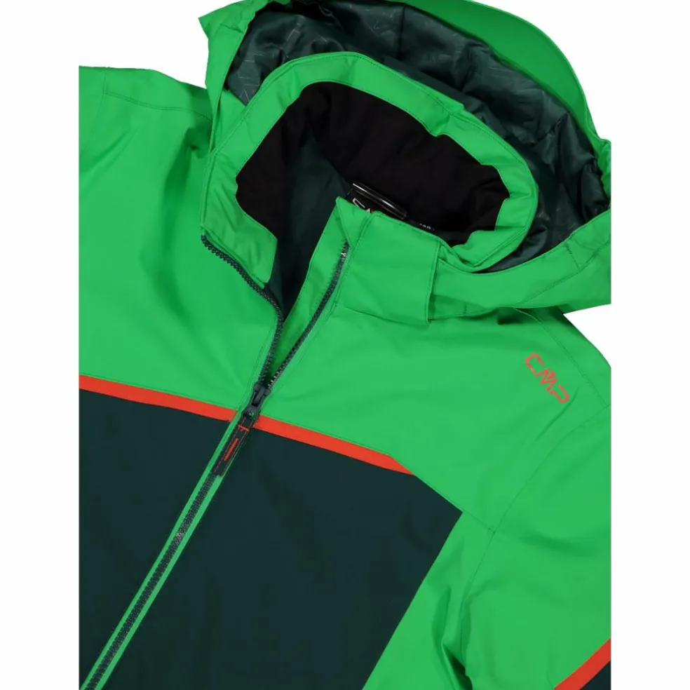 Skijacke für Jungen aus Twill
