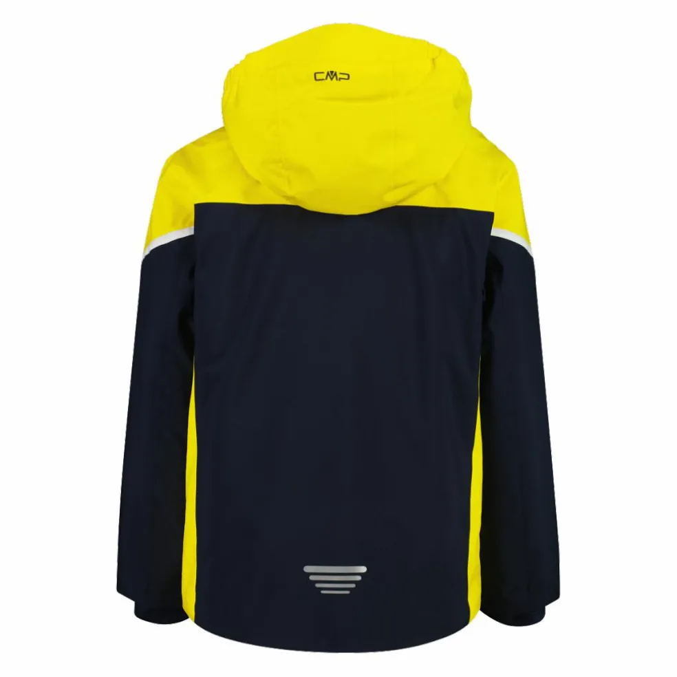 Skijacke für Jungen aus Twill