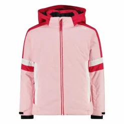 Skijacke für Mädchen mit abnehmbarer Kapuze