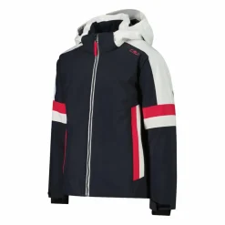 Skijacke für Mädchen mit abnehmbarer Kapuze