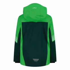 Skijacke mit abnehmbarer Kapuze für Jungen