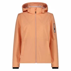 Softshell-Damenjacke mit abnehmbarer Kapuze