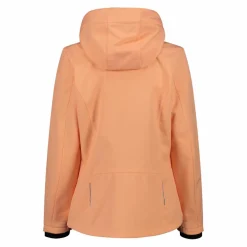 Softshell-Damenjacke mit abnehmbarer Kapuze