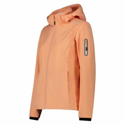 Softshell-Damenjacke mit abnehmbarer Kapuze