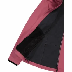 Softshell-Damenjacke mit abnehmbarer Kapuze