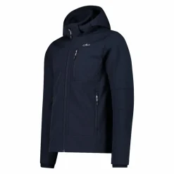 Softshell-Herrenjacke mit abnehmbarer Kapuze