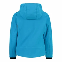 Softshell-Mädchenjacke mit Fix-Hood