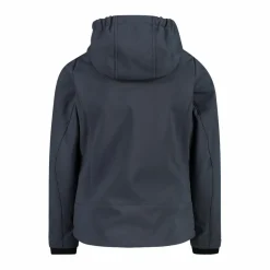 Softshell-Mädchenjacke mit Fix-Hood