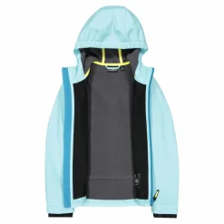 Softshell-Mädchenjacke mit Fix-Hood