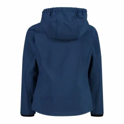 Softshell-Mädchenjacke mit Fix-Hood