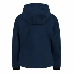 Softshell-Mädchenjacke mit Fix-Hood