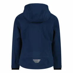 Softshell-Mädchenjacke mit Fix-Hood