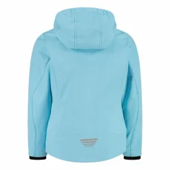 Softshell-Mädchenjacke mit Fix-Hood