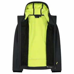 Softshell-Mädchenjacke mit Fix-Hood