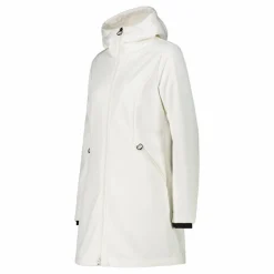 Softshell-Parka für Damen mit Kunstfell