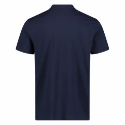 Stretch-Baumwoll-T-Shirt mit Logo