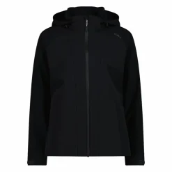 Stretch-Softshelljacke für Damen mit abnehmbarer Kapuze