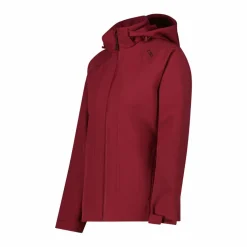 Stretch-Softshelljacke für Damen mit abnehmbarer Kapuze