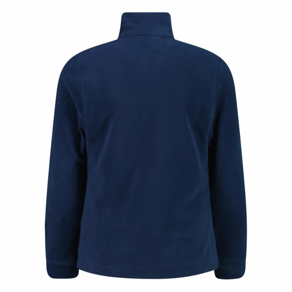 Sweatshirt mit halblangem Reißverschluss aus Arctic Fleece für Mädchen mit Schneeflocke