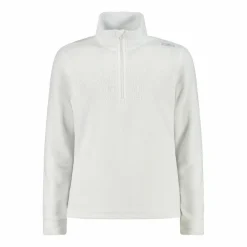 Sweatshirt mit halblangem Reißverschluss aus Arctic Fleece für Mädchen mit Schneeflocke