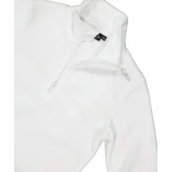 Sweatshirt mit halblangem Reißverschluss aus Arctic Fleece für Mädchen mit Schneeflocke