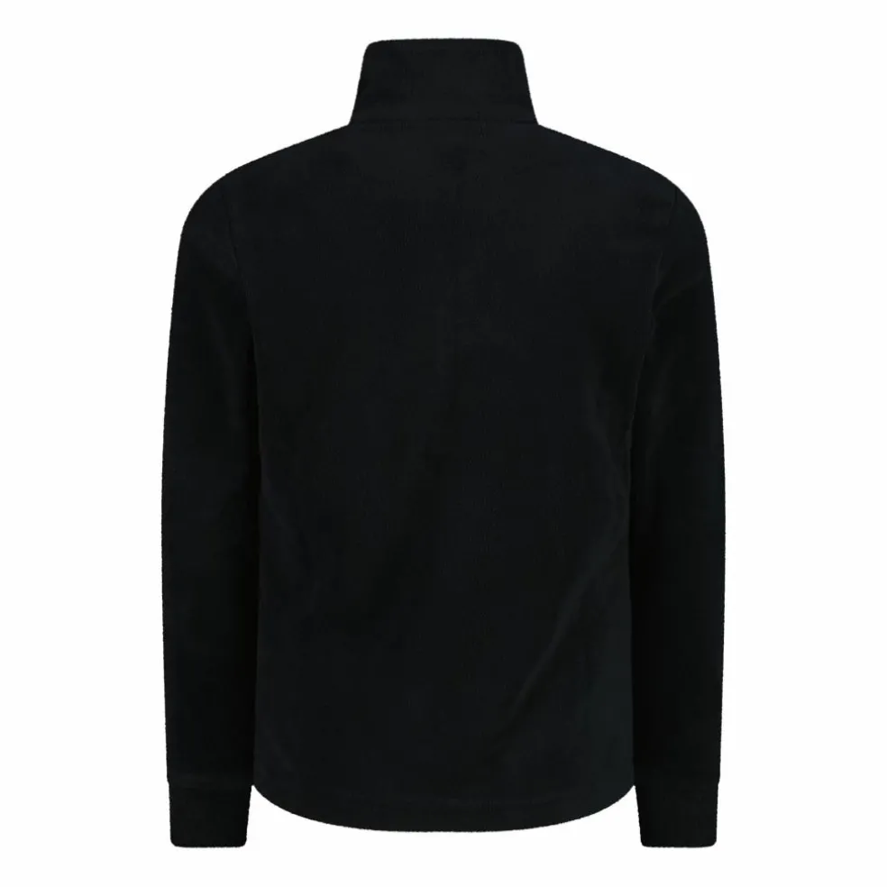 Sweatshirt mit halblangem Reißverschluss aus Arctic Fleece für Mädchen mit Schneeflocke