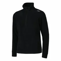 Sweatshirt mit halblangem Reißverschluss aus Arctic Fleece für Mädchen mit Schneeflocke