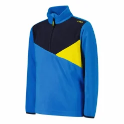 Sweatshirt mit halblangem Reißverschluss aus Arctic Fleece für Jungen mit geometrischen Details