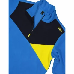 Sweatshirt mit halblangem Reißverschluss aus Arctic Fleece für Jungen mit geometrischen Details