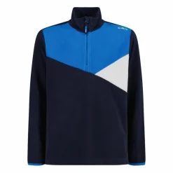 Sweatshirt mit halblangem Reißverschluss aus Arctic Fleece für Jungen mit geometrischen Details