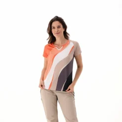 T-Shirt aus leichtem Jersey für Damen