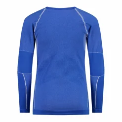 Unisex Baselayer-Top für Kinder mit Rundhalsausschnitt ohne Nähte