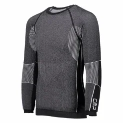 Unisex Baselayer-Top für Kinder mit Rundhalsausschnitt ohne Nähte