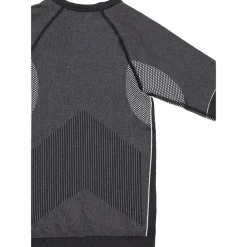 Unisex Baselayer-Top für Kinder mit Rundhalsausschnitt ohne Nähte