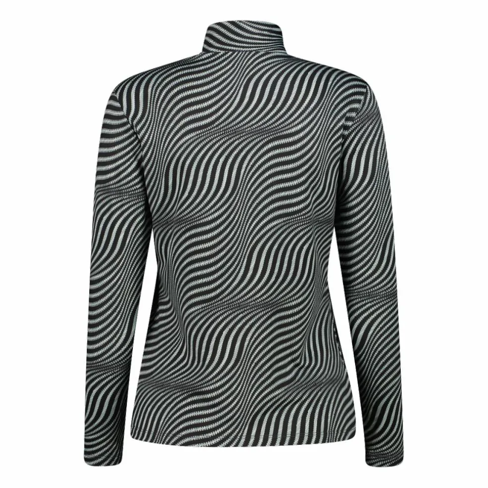 Unlimitech – Bedruckte Half-Zip-Fleeceshirt aus Softech Damen