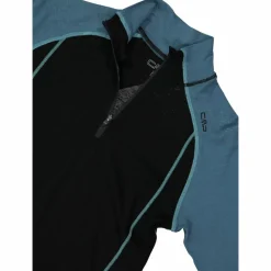 Unlimitech – Thermoshirt mit langen Ärmeln für Herren aus Merino mit halblangem Reißverschluss