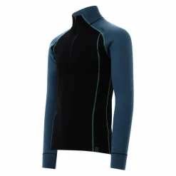 Unlimitech – Thermoshirt mit langen Ärmeln für Herren aus Merino mit halblangem Reißverschluss