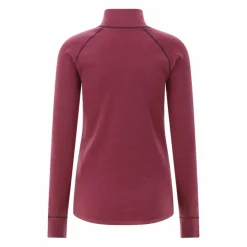 Unlimitech – Thermoshirt mit langen Ärmeln für Damen aus Merino mit halblangem Reißverschluss