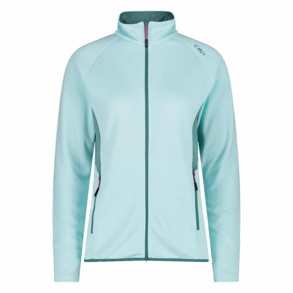 Unlimitech-Fleeseshirt aus Doppelstrickjacquard für Damen