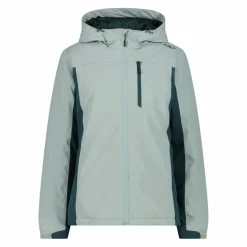 Wasserdichte Damenjacke aus Ripstopgewebe mit Kapuze