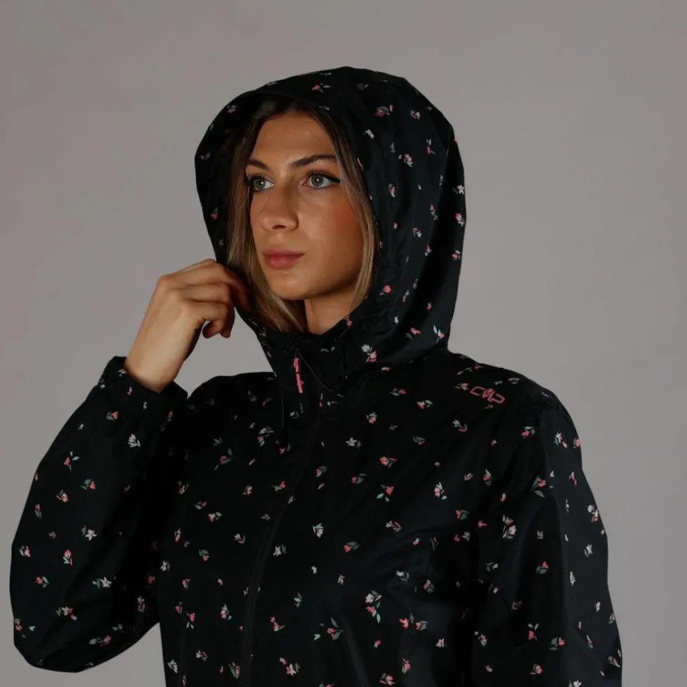 Wasserdichte Damenjacke mit Kapuze